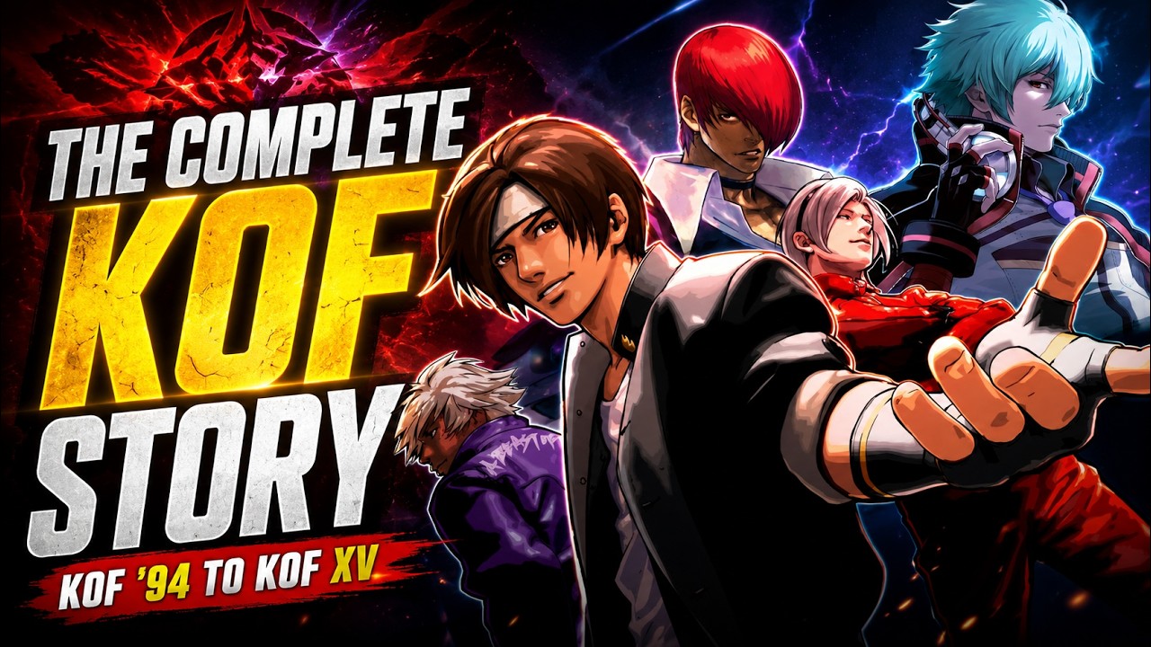 The Complete THE KING OF FIGHTERS Story Explained - KOF 94 To KOF XV Lore