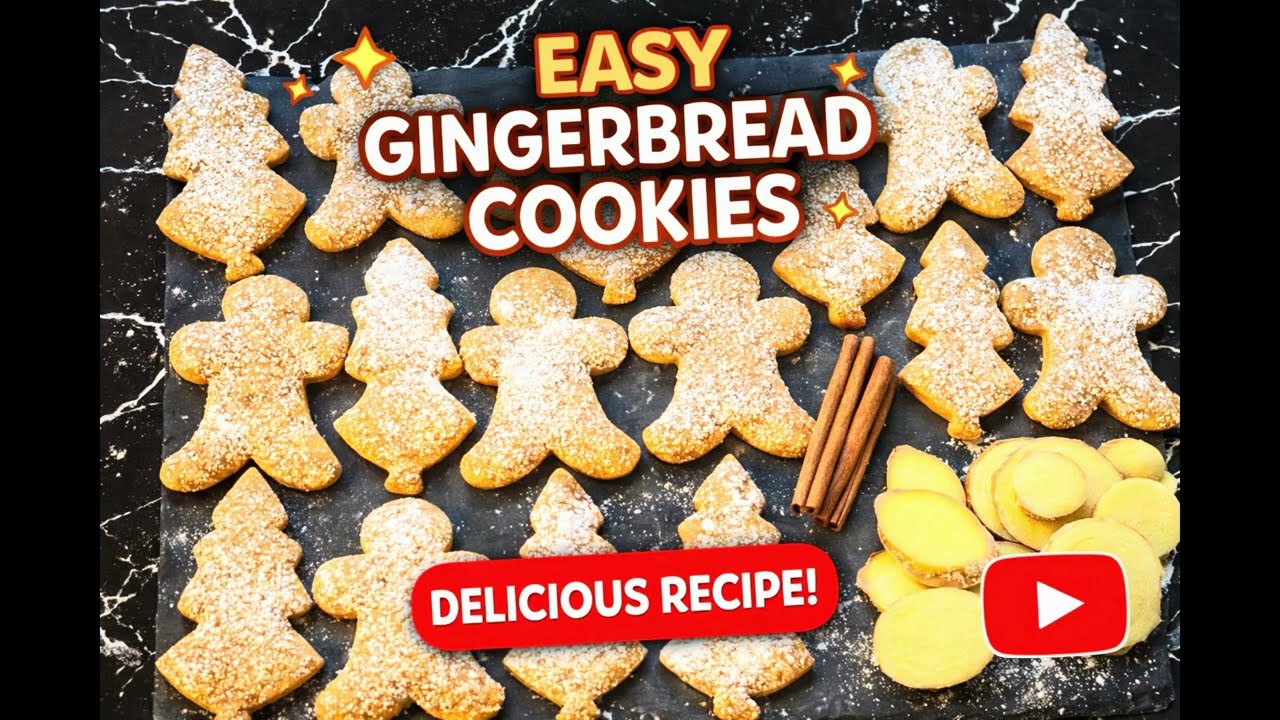 Easy Gingerbread Cookies | Simple Homemade Recipe