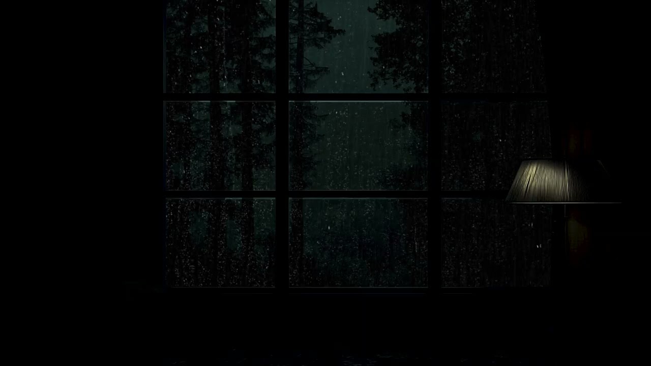 Forest Rain & Deep Thunder ASMR | Powerful Sleep Sounds for Deep Relaxation and Stress Relief
