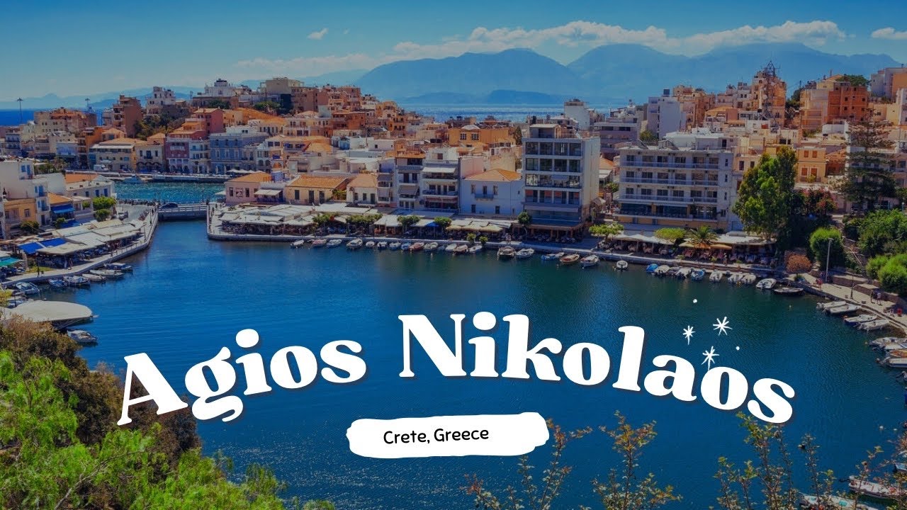 Walking Tour of Agios Nikolaos, 4K– Crete's Gem by the Sea ✈️⛱️