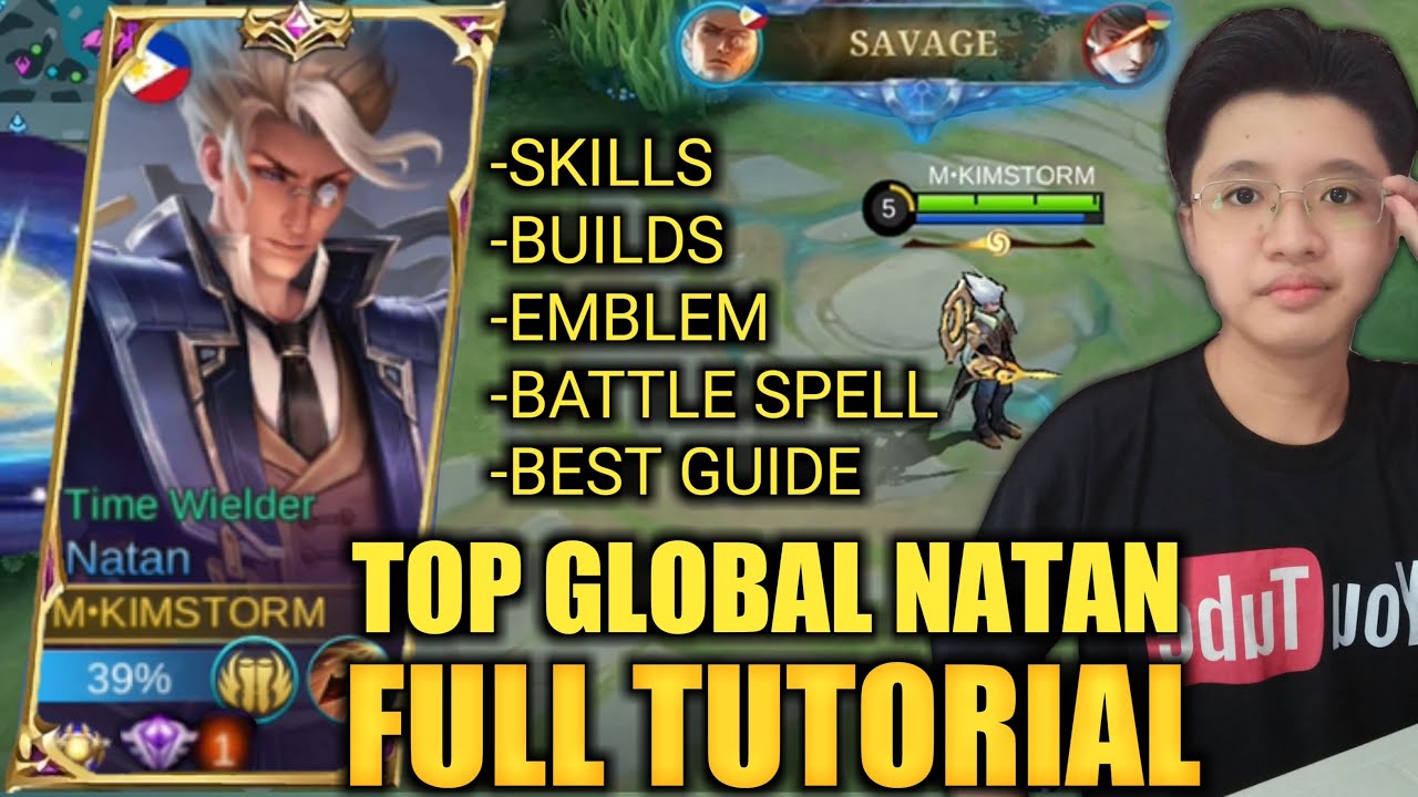 TIPS AND TRICKS ON NATAN | NATAN TUTORIAL AND BEST BUILD 2022 | KIMSTORM ML GAMING | NATAN MLBB 2022