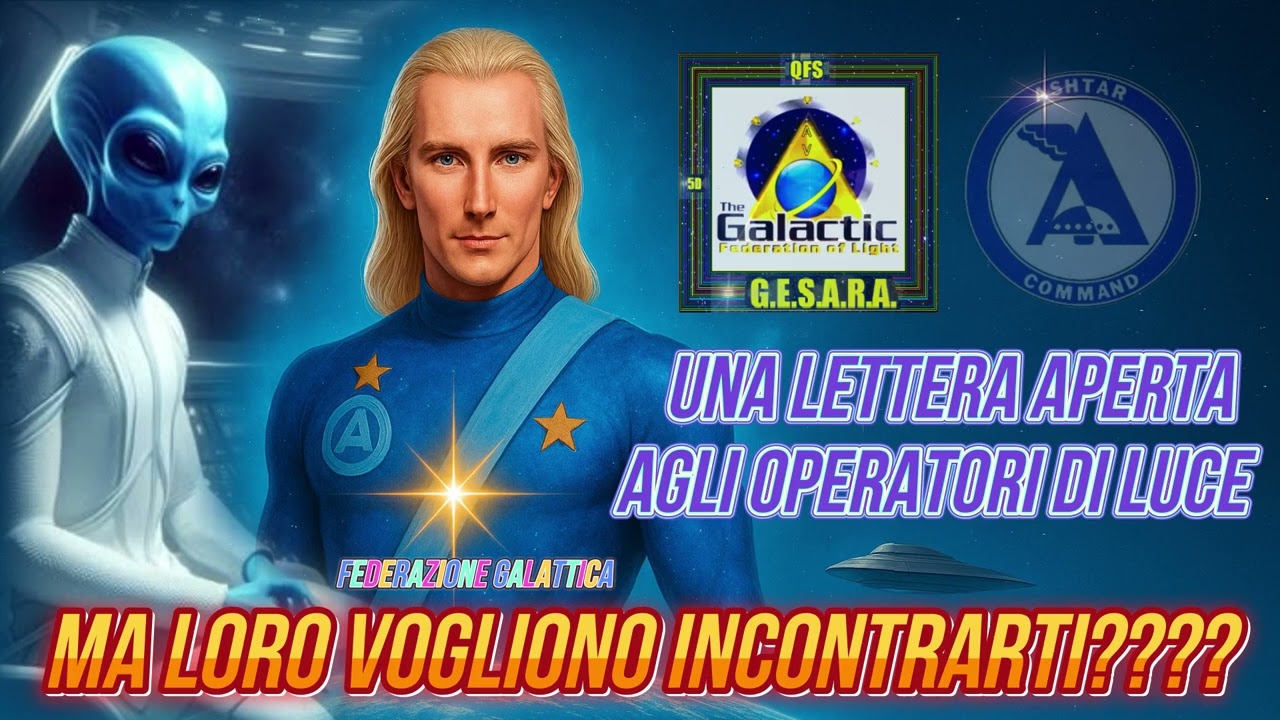 Federazione Galattica. Una lettera aperta agli operatori di luce. Ma  LORO  vogliono incontrarti???