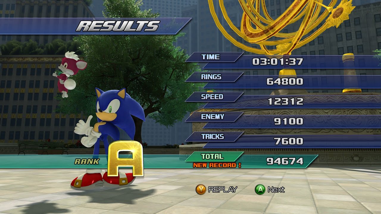 Sonic Generations Mods: Unleashed Score System