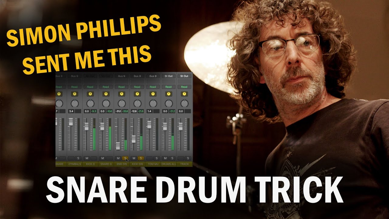 Simon Philips Studio trick! (Toto, The Who, Judas Priest)
