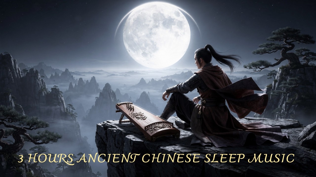 3 HOURS Ancient Chinese Music for Deep Sleep – The Swordman Resting in the Mountains