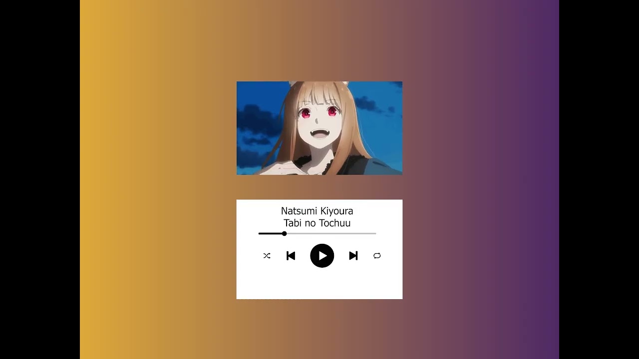 ИИ КАВЕР / Tabi no Tochuu - Kiyoura Natsumi  / Russian vers.