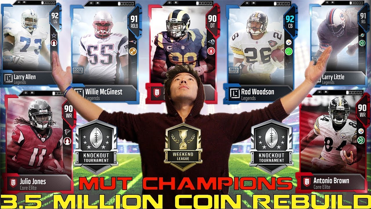 3.5 MILLION COIN REBUILD! KNOCKOUT TOURNAMENT RD 1! MUT CHAMPIONS QUALIFIERS