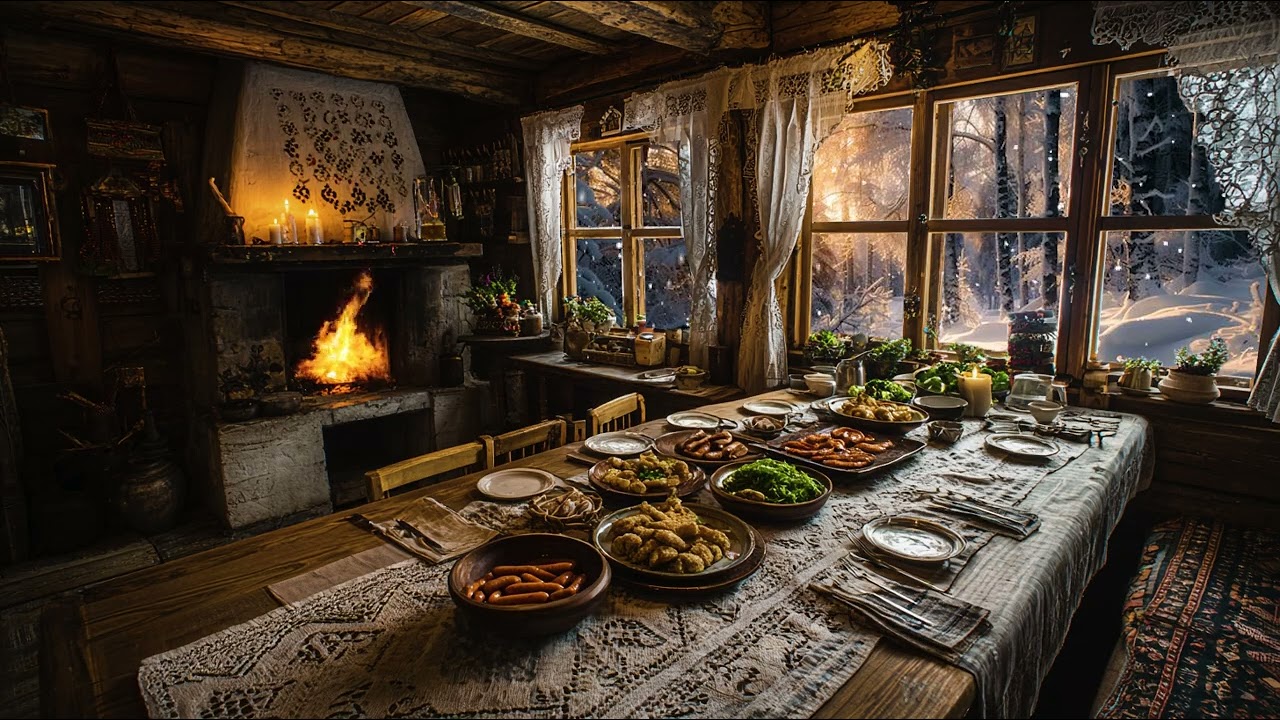 Cozy kitchen corner: A warm fireplace, piano and warm ambience for relaxation.
