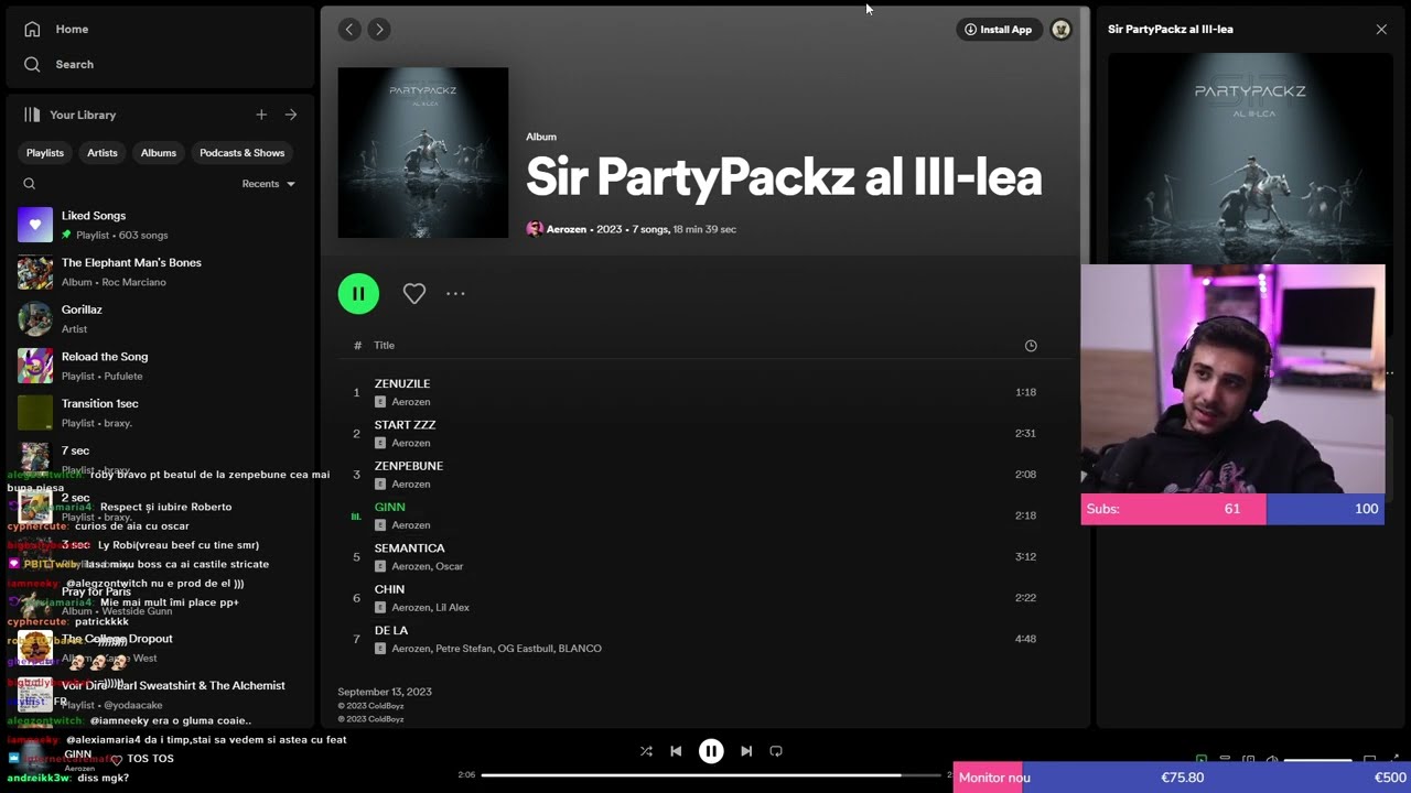 Cel mai slab? Aerozen - Sir PartyPackz al III-lea (Album) / Pufulete reacționează