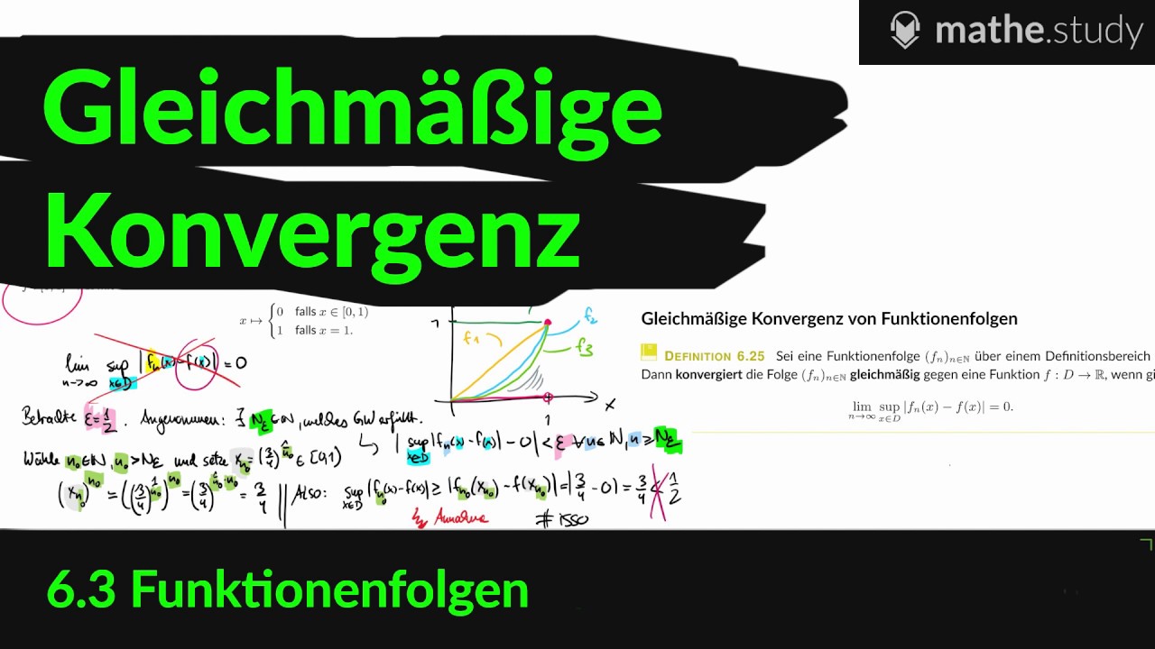 ▶ Gleichmäßige Konvergenz    (3/3)    [ by MATHE.study ]
