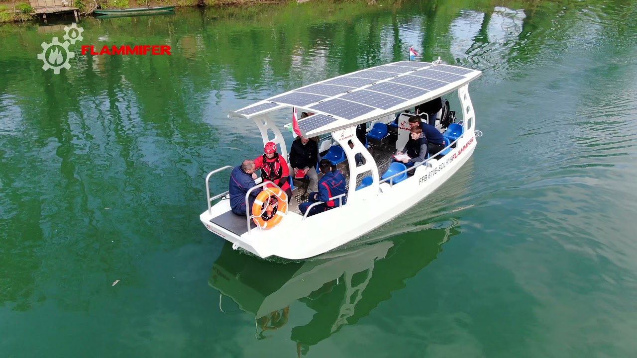 37. Flammifer aluminum solar boat FFB 670 e-sol hybrid