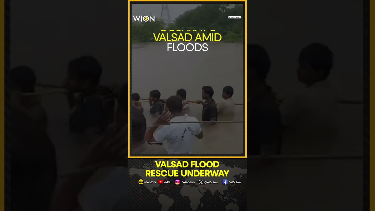 Gujarat Floods: Massive Rescue Operations Underway in Valsad as Auranga River Overflows
