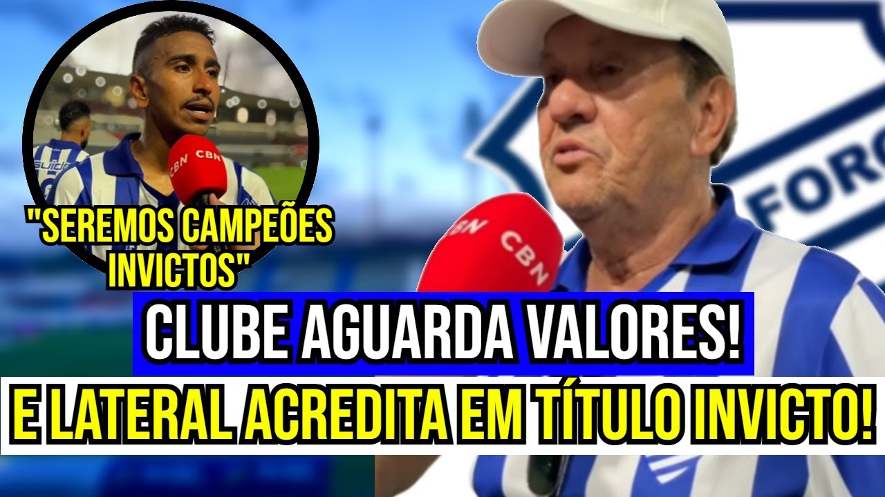 MARCOS YTALO FALA DE CSA CAMPEÃO INVICTO E RAFAEL COBRA VALORES DE PATROCÍNIO
