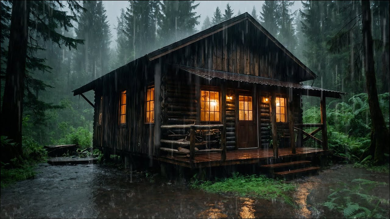 Gentle Night Thunderstorm for Deep Sleep | Rain Sounds ASMR to Focus, Relax, and Meditate