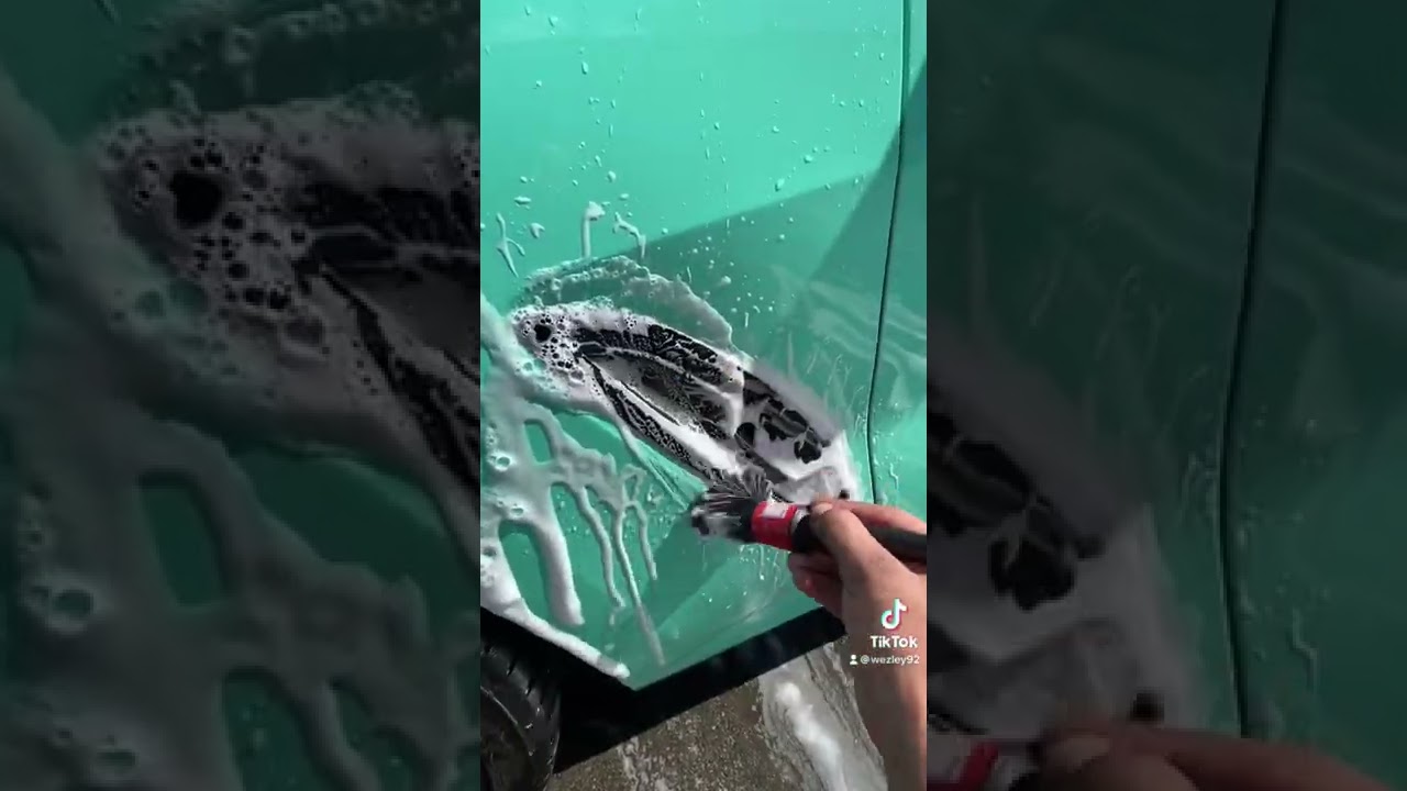 **TIFFANY BLUE BMW** Gets ultra safe clean 🧼