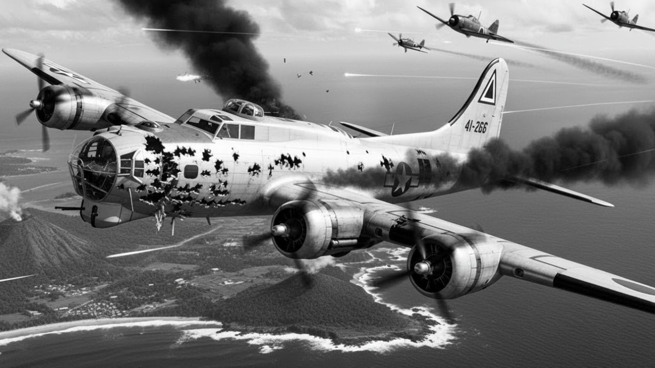 They Laughed at This B-17—Then It Took Down 17 Zeros Alone!