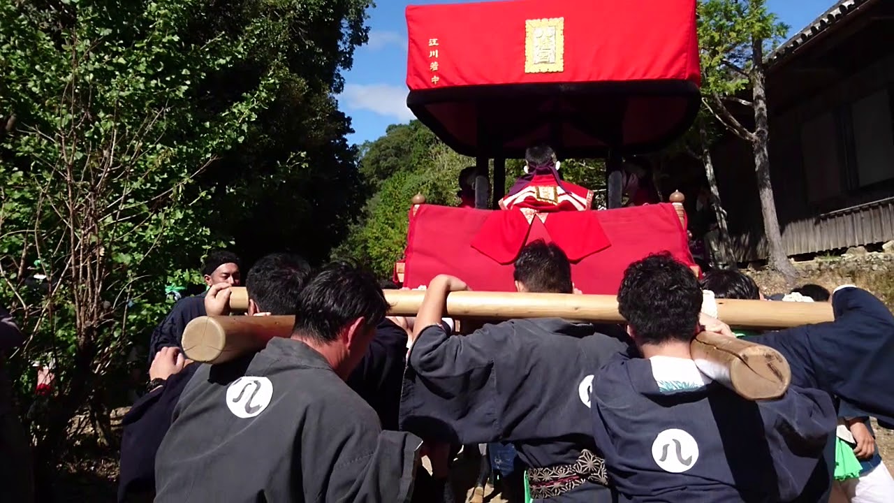 2019 和歌山県・日高川町 丹生神社祭り11（江川）