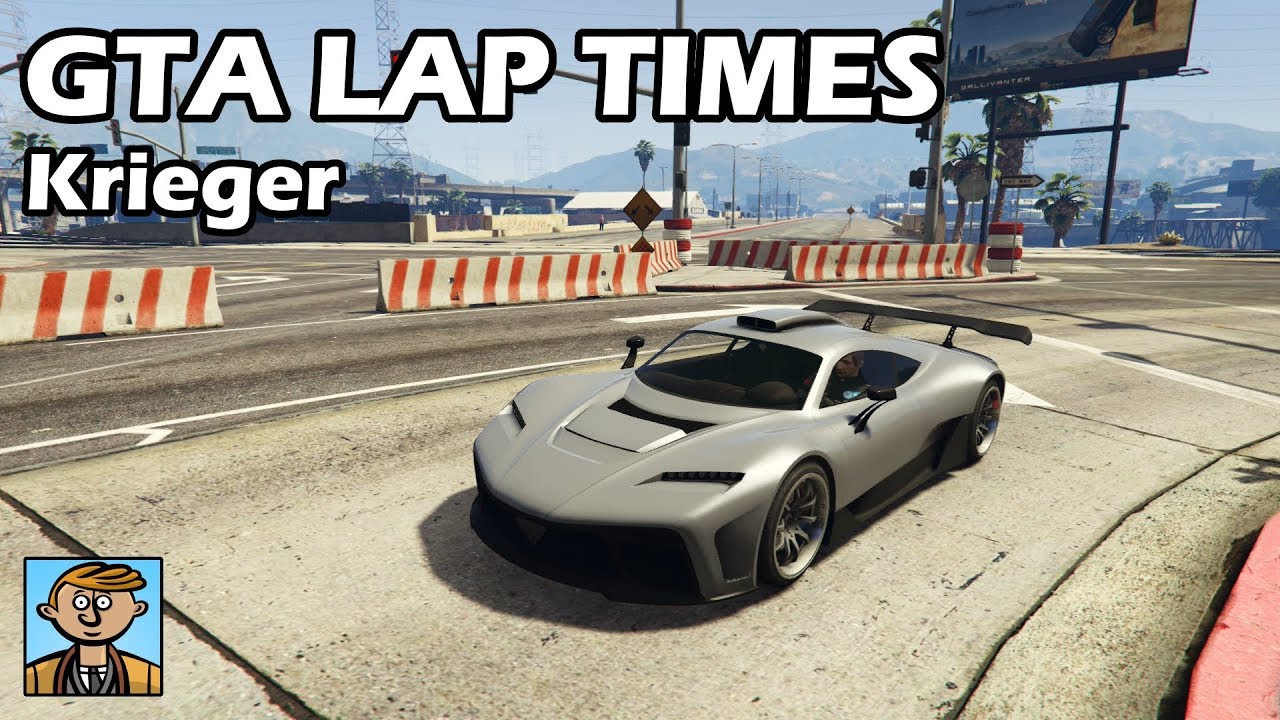 Fastest Supercars (Krieger) - GTA 5 Best Fully Upgraded Cars Lap Time Countdown