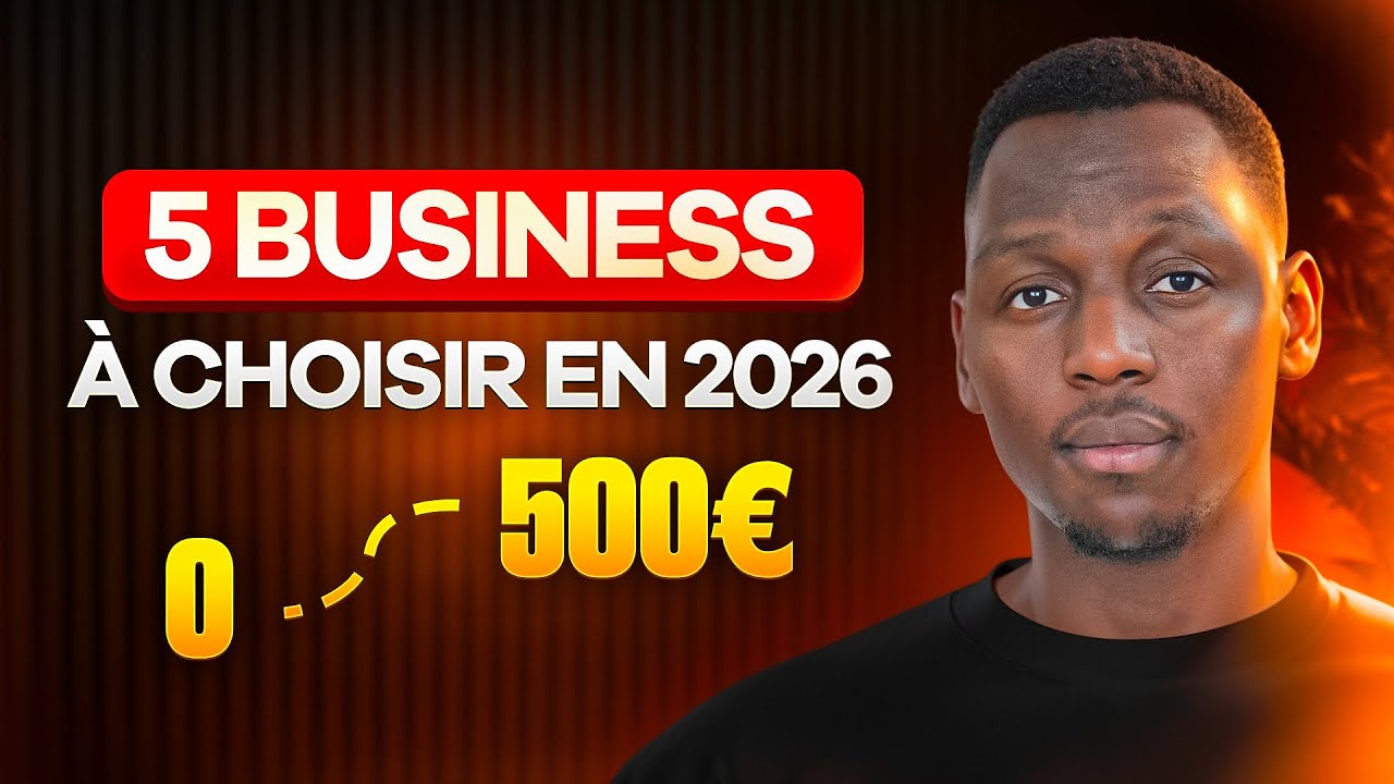Les 5 Business en ligne à lancer en 2026 pour DÉBUTANTS