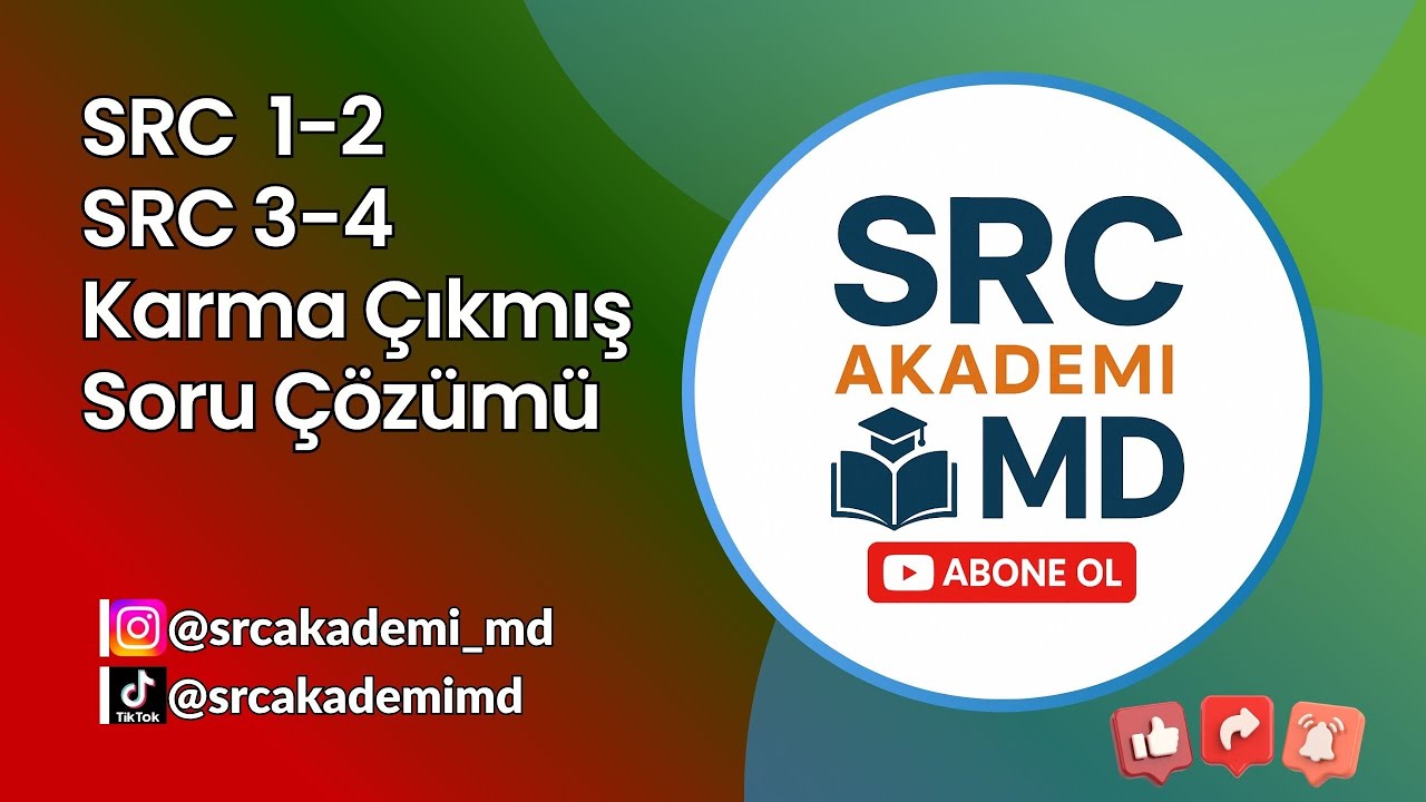 SRC 1-2-3-4 Çıkmış Soruları | Püf Noktalar ve Tüyolar | Sınav Taktikleri|2025 Güncel|#src|#güncel#26