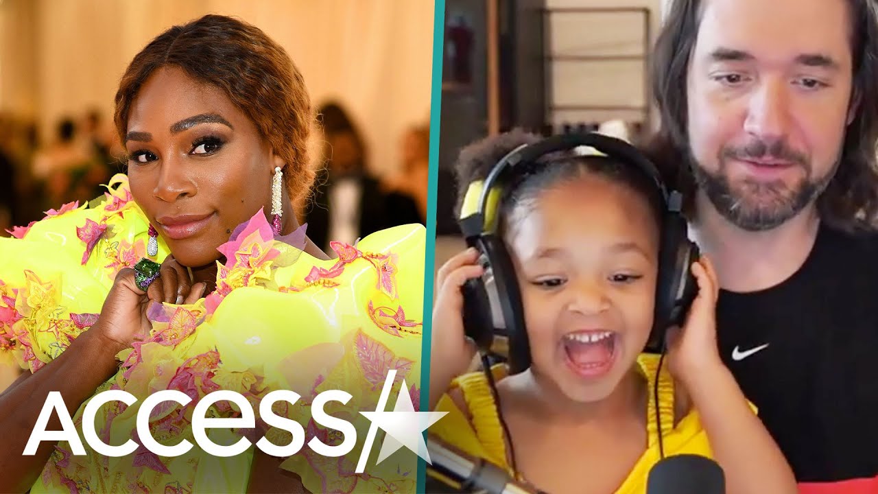Serena Williams' Daughter Olympia Crashes Dad's Video