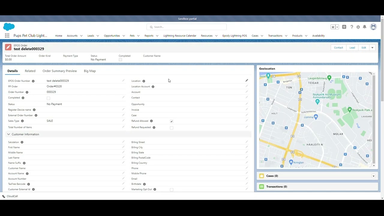 Delete Order and Lines Demo 7/19/2022
