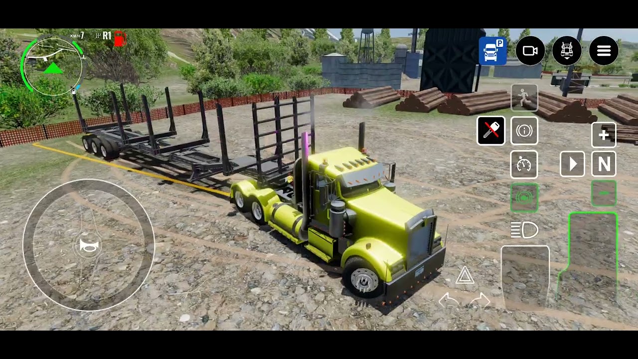 Truck Simulator Big Rigs, Kenworth t900 Cummins n14 18 speed 