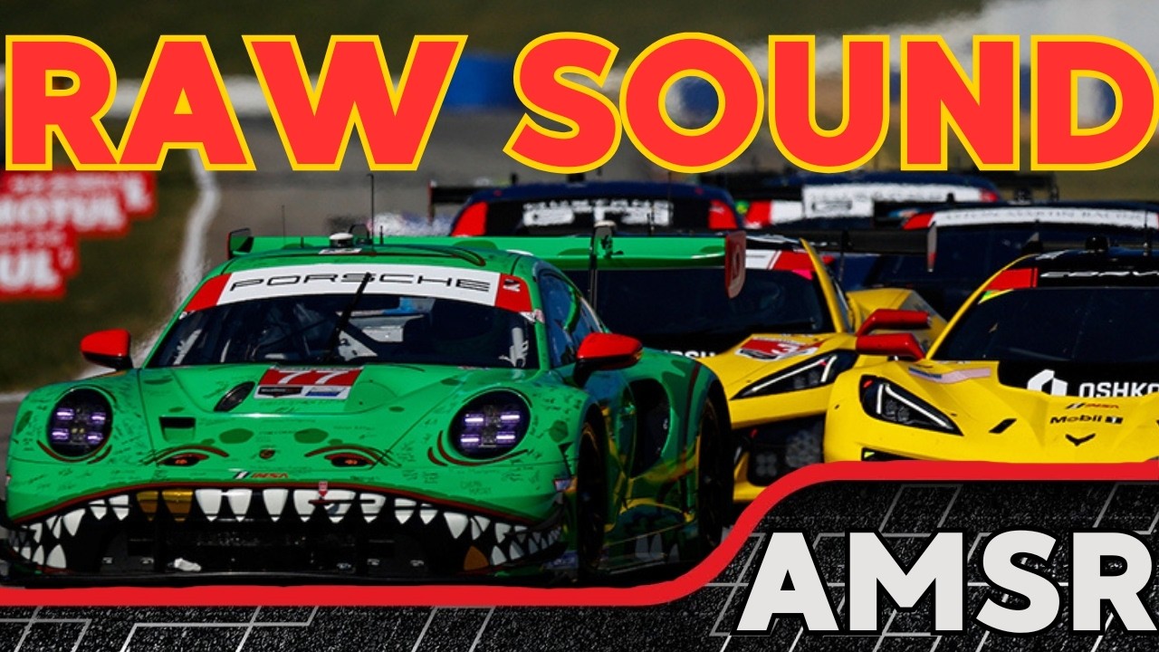 9 Minutes Of Pure Racing | Ambient Sound Only *AMSR* | Motul Petit Le Mans at Road Atlanta