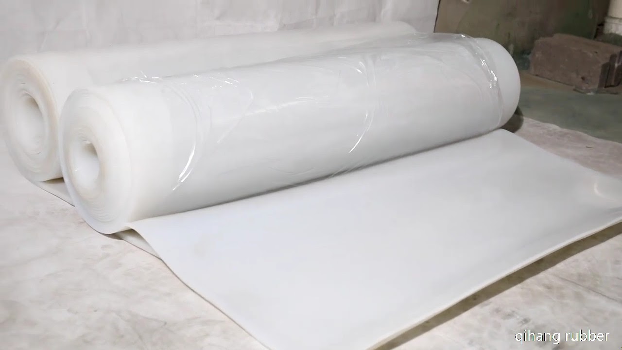 silicone sheet/silicone roll/silicone seal/high temp resistant Milk white silicone rubber sheet