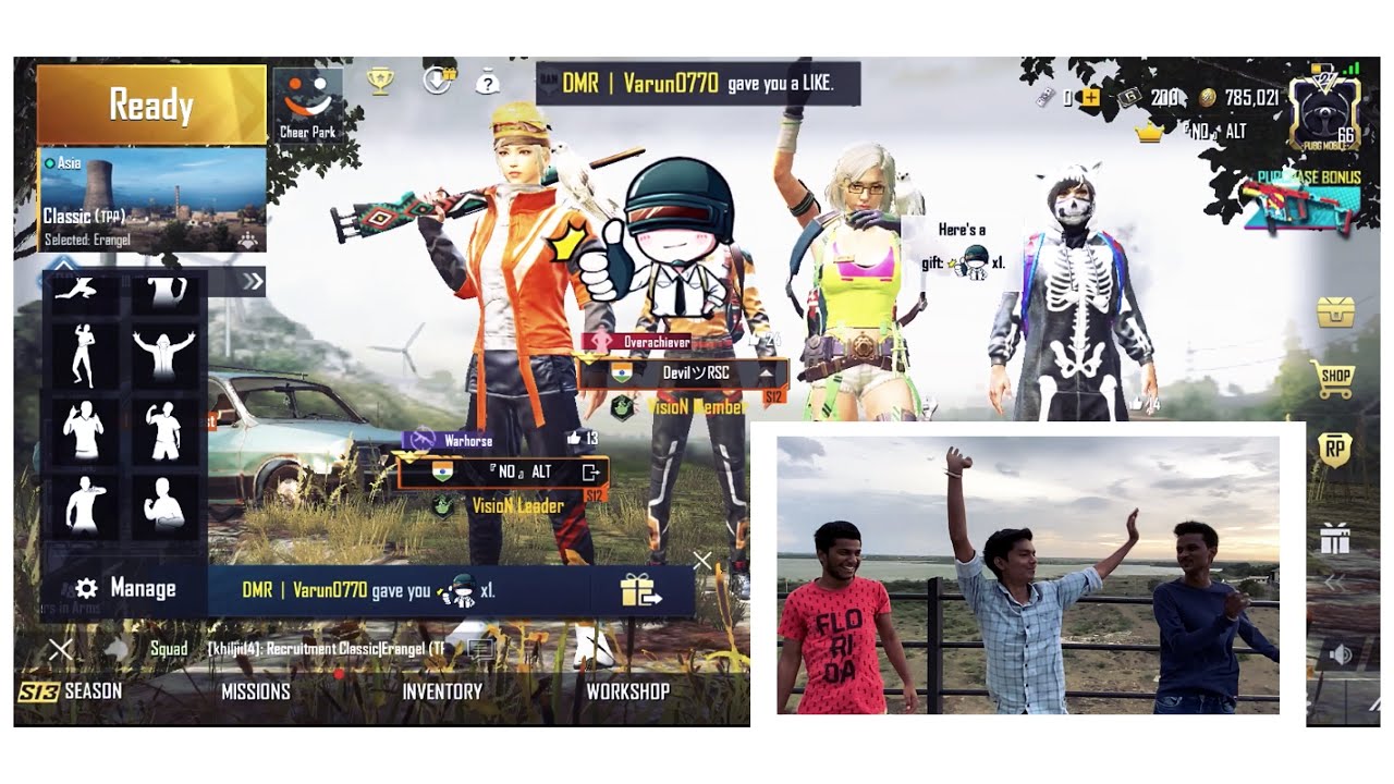 BooM BaM PUBG Classic with Birthday BOY | 1 VS 4 clutch moments | FLANK trick to get WWCD