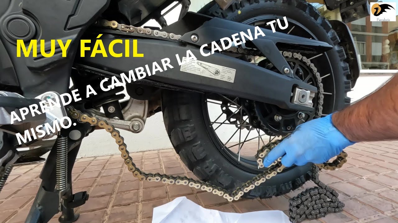 La cadena de la Macbor Montana XR5 a llegado a su fin. Reparación en vivo.