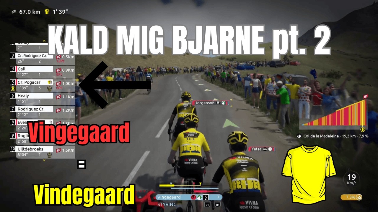 VI AFGØRER TOUREN!!!!! HVEM ER POGACAR?!?!?! TDF25 Visma