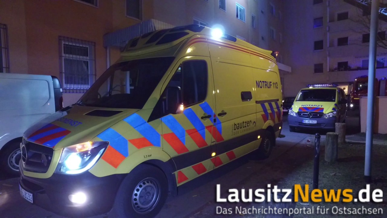 24h Berufsfeuerwehr Bautzen - 4. Einsatz: Tragehilfe für Rettungsdienst