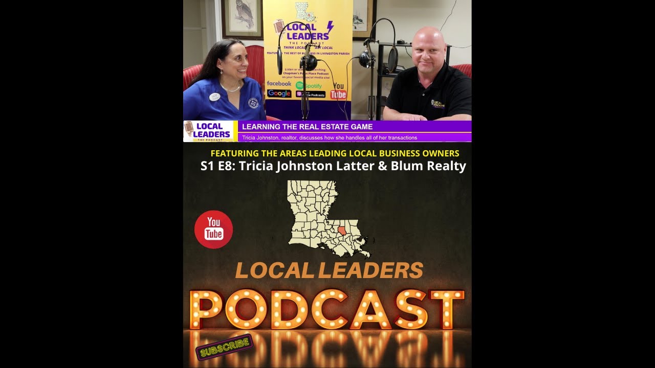 Leading by Example! My Conversation With Realtor Tricia Johnston Latter & Blum Realty. Must Watch!