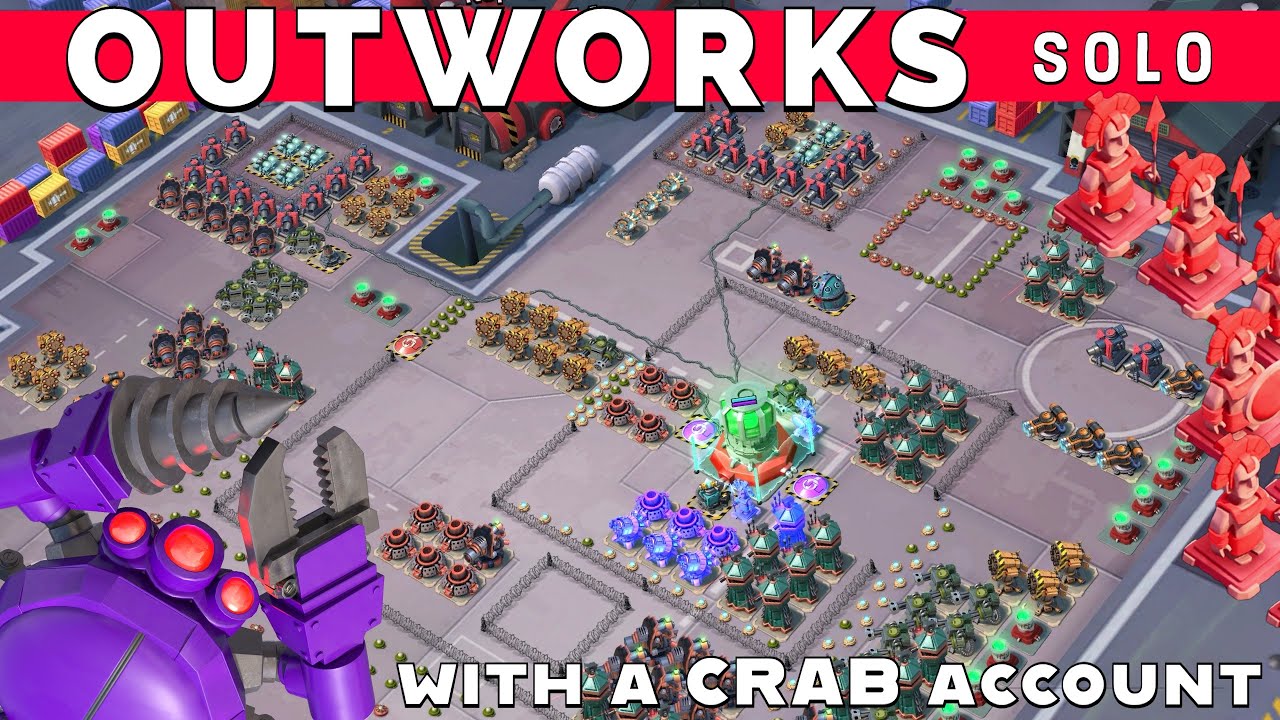 great OUTWORKS solo on operation Forlorn Hope - BOOM BEACH gameplay & attack strategy