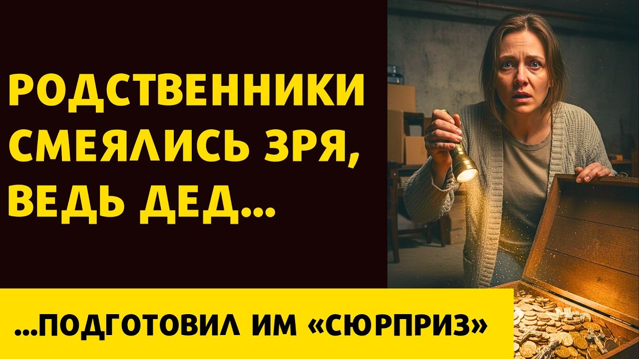 Родственники смеялись зря, ведь дед подготовил им «сюрприз».