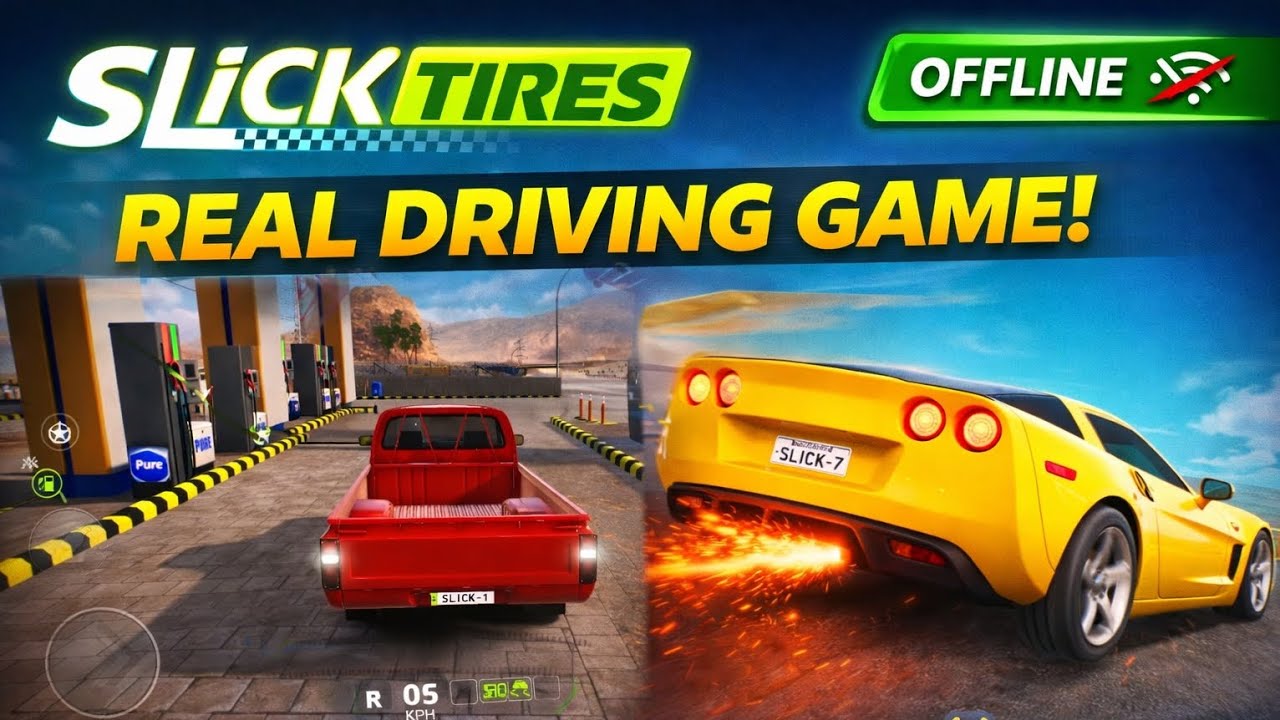 Slick Tires Gameplay Walkthrough Part 1 | Android & iOS