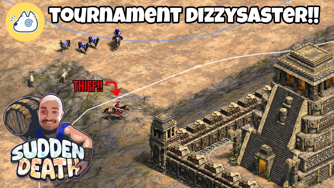 T90's Sudden Death Match Ends Instantly After Castle Theft | Age of Empires 2 Dizzysaster
