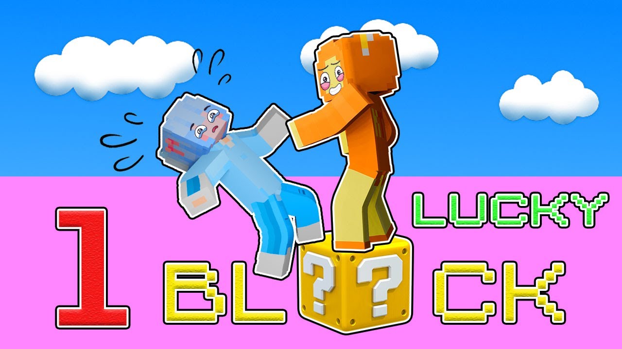 มายคราฟ เอาชีวิตรอดบน Lucky Block One Block !!!