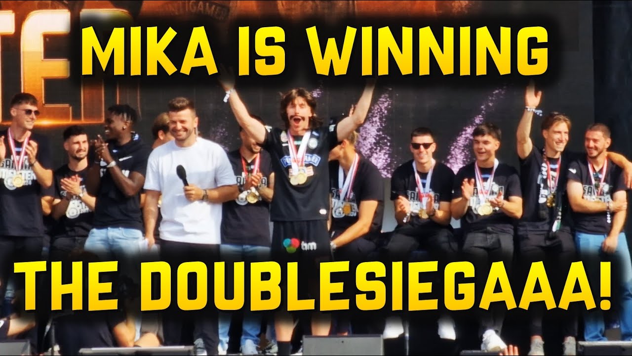 MIKA IS WINNING THE DOUBLESIEGAAA! | DOUBLESIEGER-Feier SK Sturm Graz am Grazer Hauptplatz – Teil 2