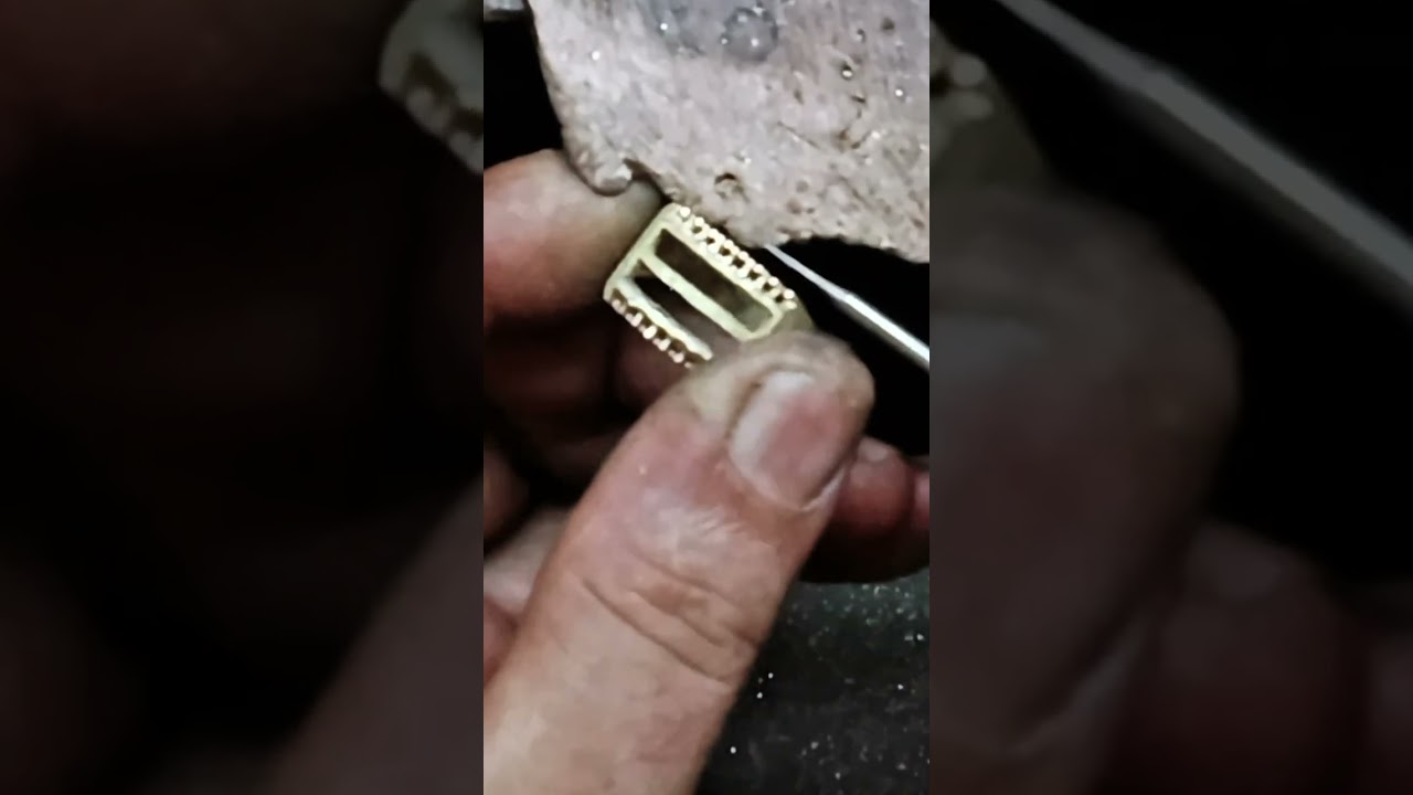 how to make a 70% gold black gem ring (@ MasrizalZoni)