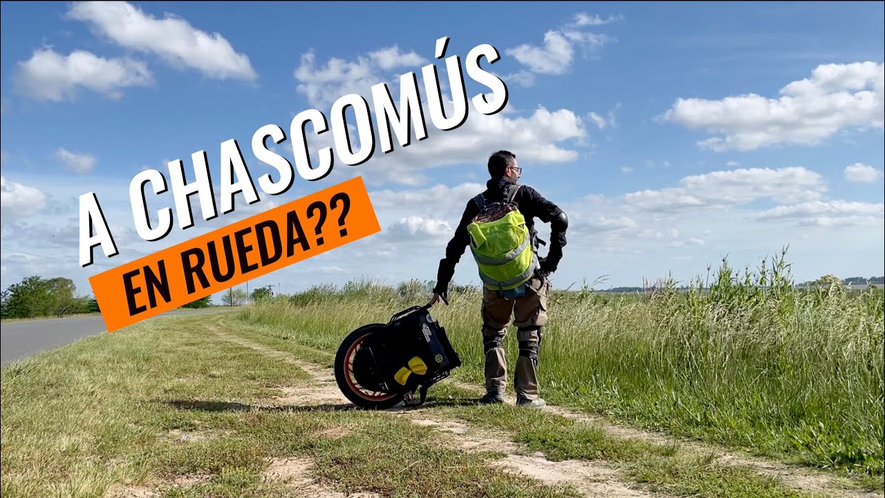 Una nueva alternativa para hacer ruta? - A Chascomús con el monociclo Inmotion V13 PRO! ⚡️🔥💪