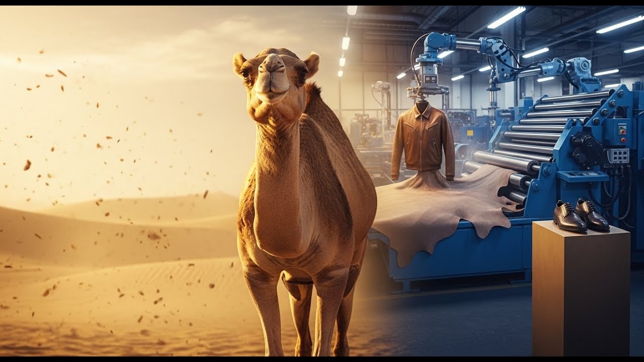 🐪 How Camel Skin Turns Into Luxury Jackets & Shoes | Full Factory Process