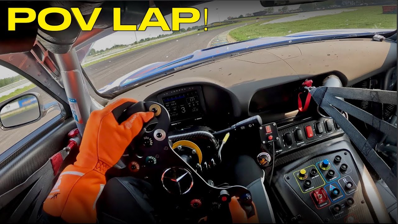Onboard in the Mercedes AMG GT3 at the Slovakia Ring!