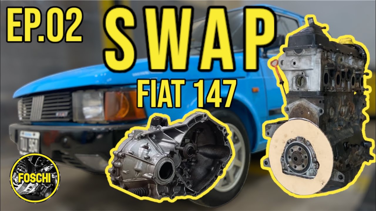 Diseño de PLACA ADAPTADORA! / Swap FIAT 147 motor AP 1600 - FOSCHI