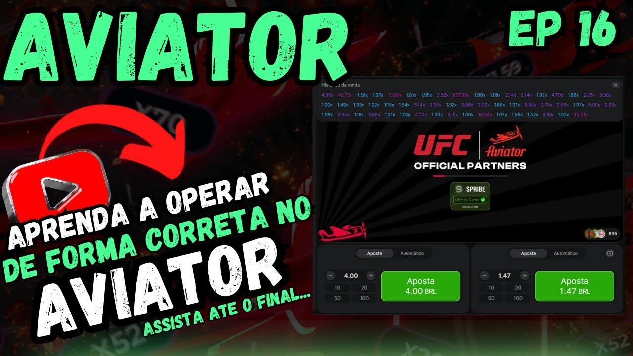 MELHOR FORMA DE OPERAR NO AVIATOR, EPIS&Oacute;DIO 16, ASSISTA AT&Eacute; O FINAL...