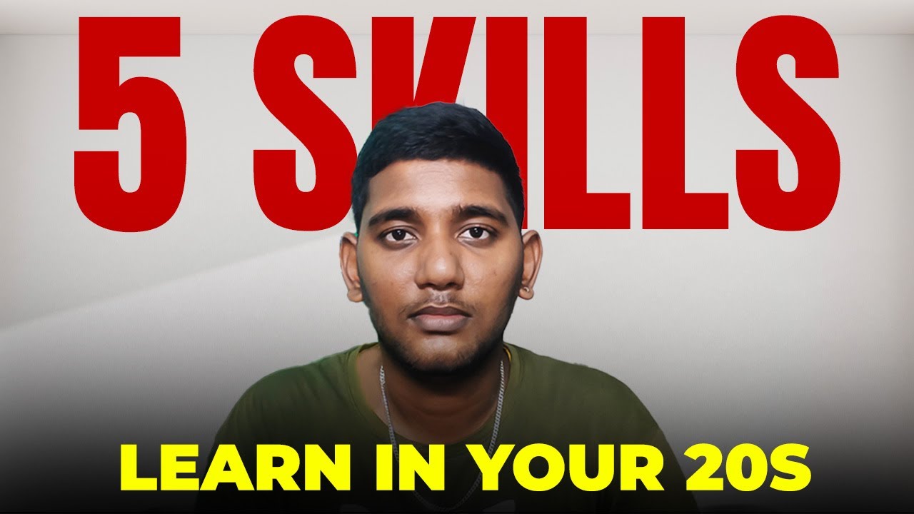 Top 5 Skills 📈 to Learn in Your 20s for Success | Tamil Self-Improvement 💯