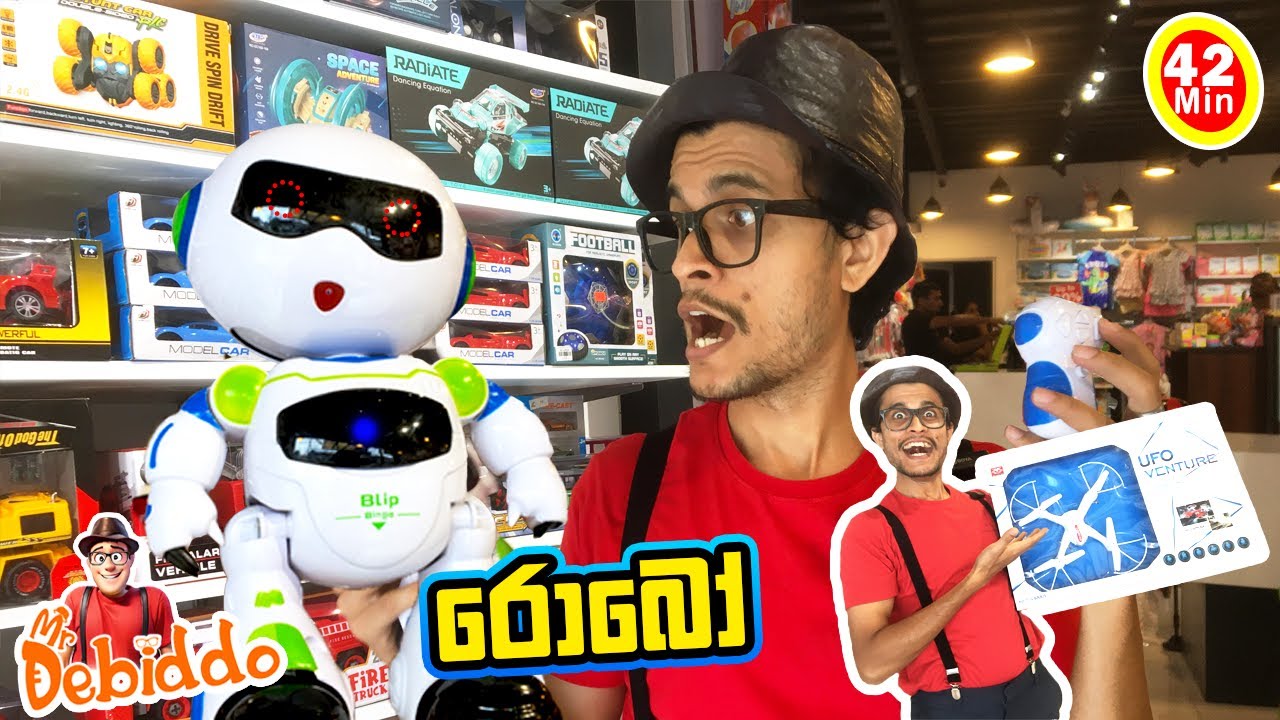 සෙල්ලම් බඩු ලෝකයක්! |Mr. Debiddo Playing With Kids Toys| Learning Colors Preschool Sinhala video