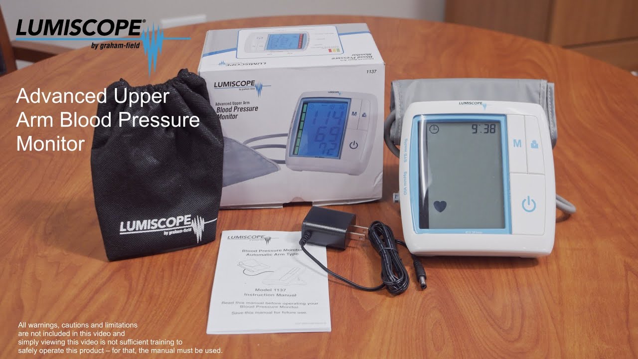 Lumsciope&reg; Advanced Upper Arm Blood Pressure Monitor