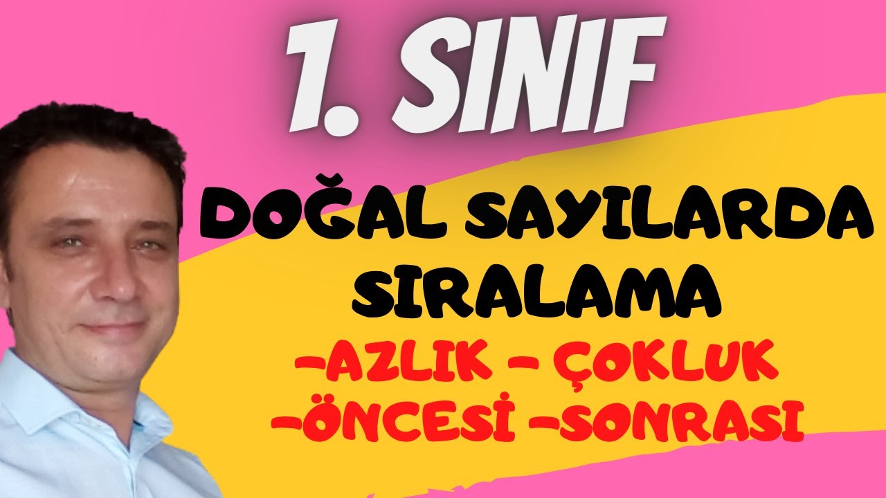 1.SINIF SAYILARI SIRALAMA | AZLIK - ÇOKLUK | ÖNCEKİ - SONRAKİ SAYI | EBA | UZAKTAN EĞİTİM